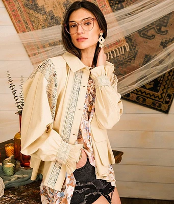 Gimmicks Pieced Crochet Jacket