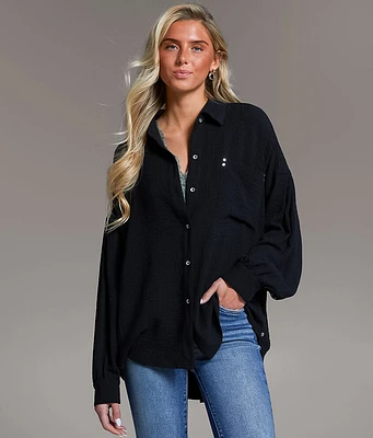 BKE Button Down Blouse