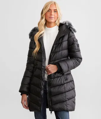 Steve Madden Faux Fur Lined Puffer Jacket