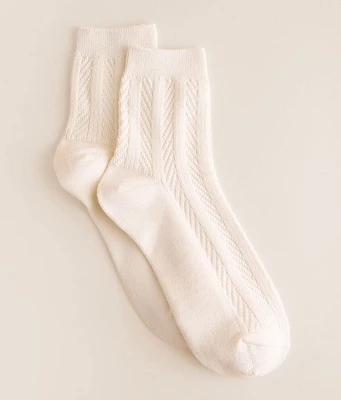 BKE Textured Crew Socks