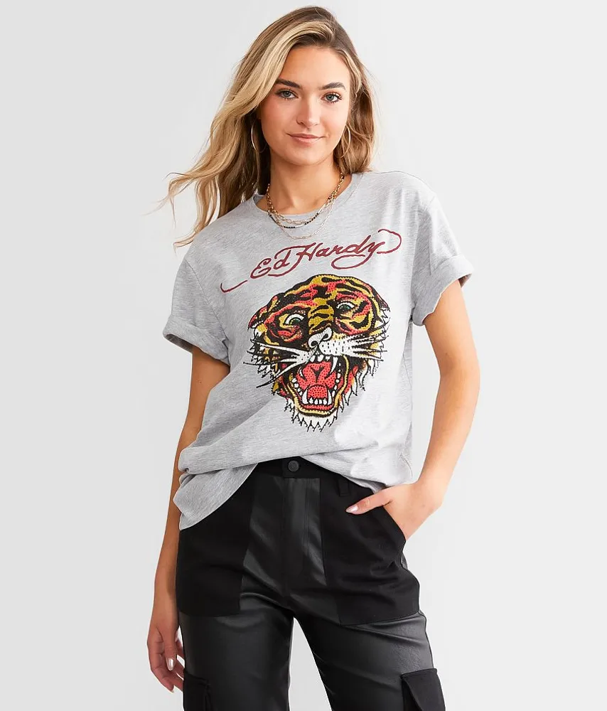 Rhinestone Tiger T-Shirt