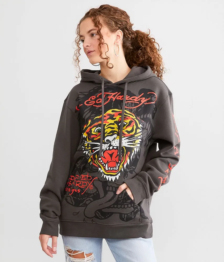 Retro Tiger Hooded Sweatshirt