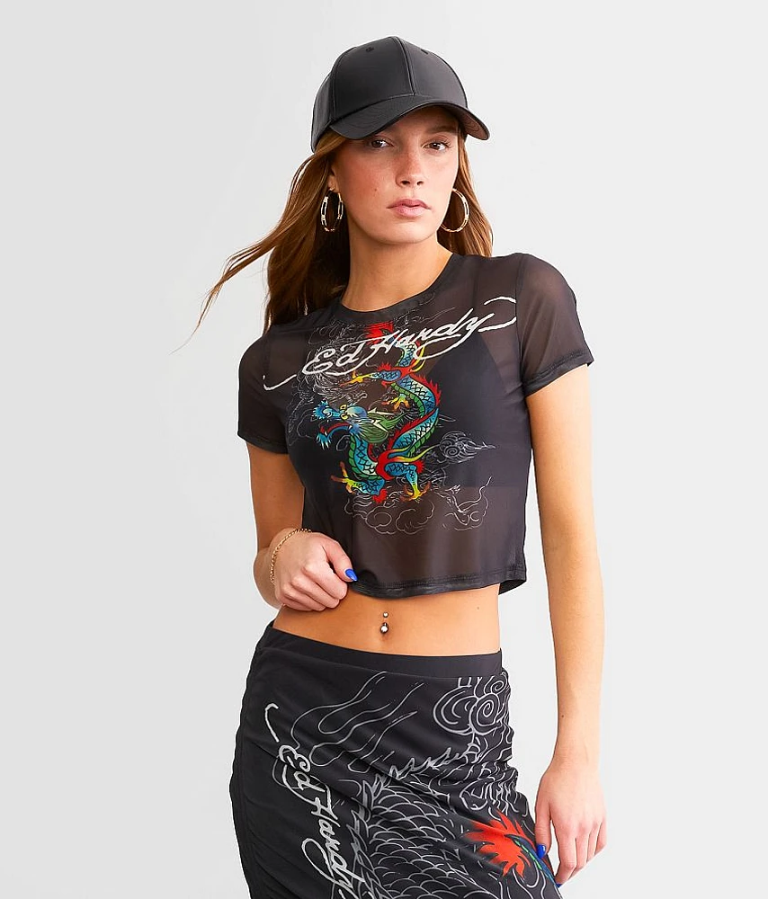 Dragon Cropped Baby T-Shirt