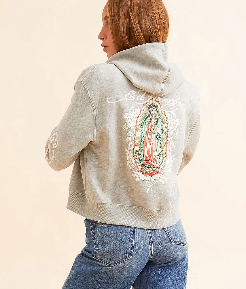 Mary Cropped Hoodie