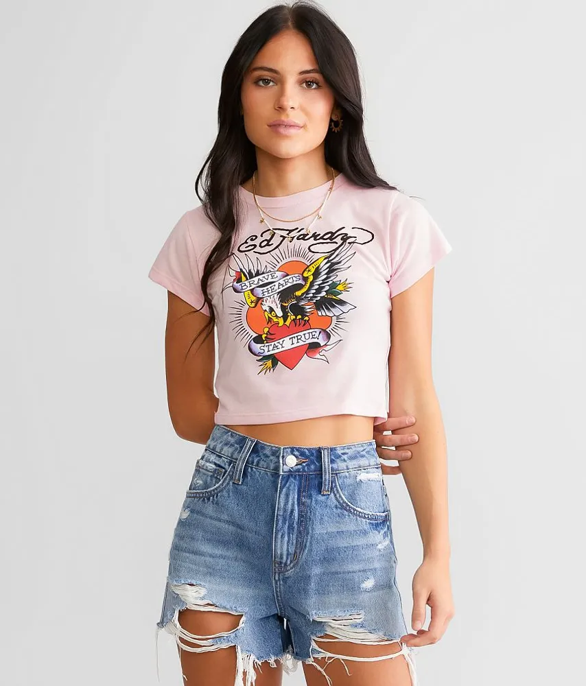 Brave Eagle Baby Cropped T-Shirt