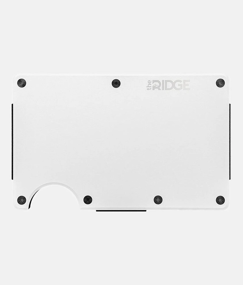 The Ridge Polar White Money Clip Wallet