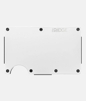 The Ridge Polar White Money Clip Wallet