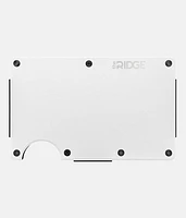 The Ridge Polar White Money Clip Wallet