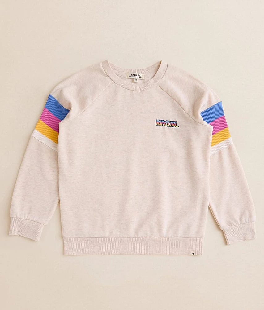 Girls - Rip Curl Las Dalias Raglan Color Block Pullover