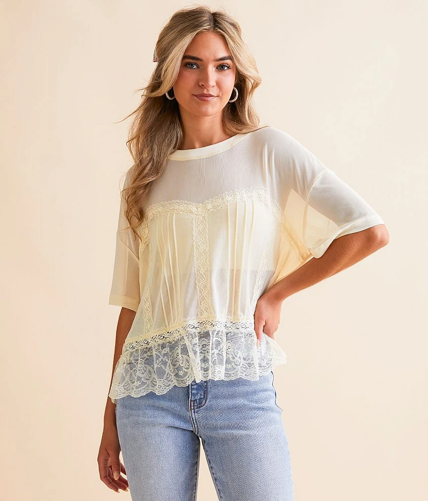 Lace Mesh Top
