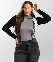 Gilded Intent Mock Neck Top