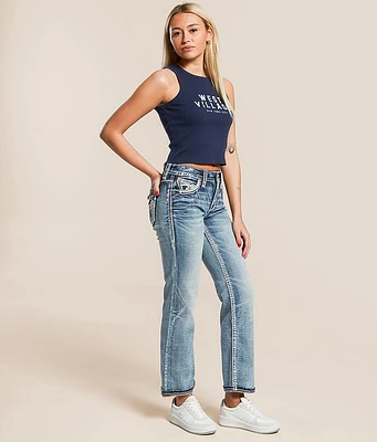 Rock Revival Fenella Universal Cropped Straight Stretch Jean