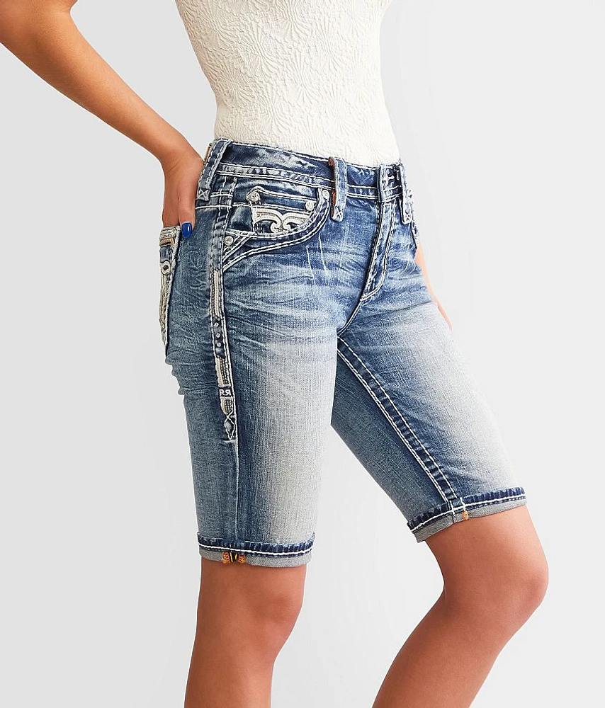 Rosalie Mid-Rise Bermuda Stretch Short