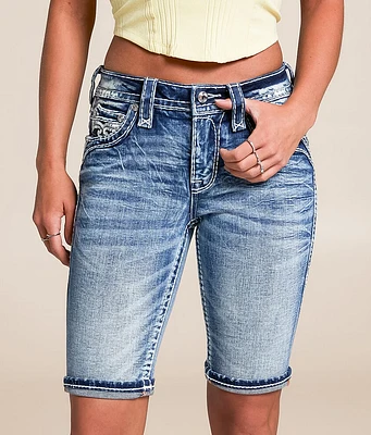 Rock Revival Pearlie Mid-Rise Bermuda Stretch Short