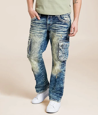 Rock Revival Nashan Relaxed Straight Cargo Stretch Jean
