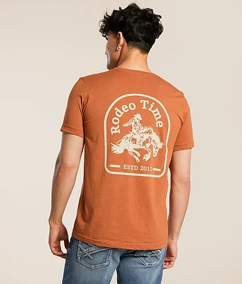 Rodeo Time Bronc Badge T-Shirt