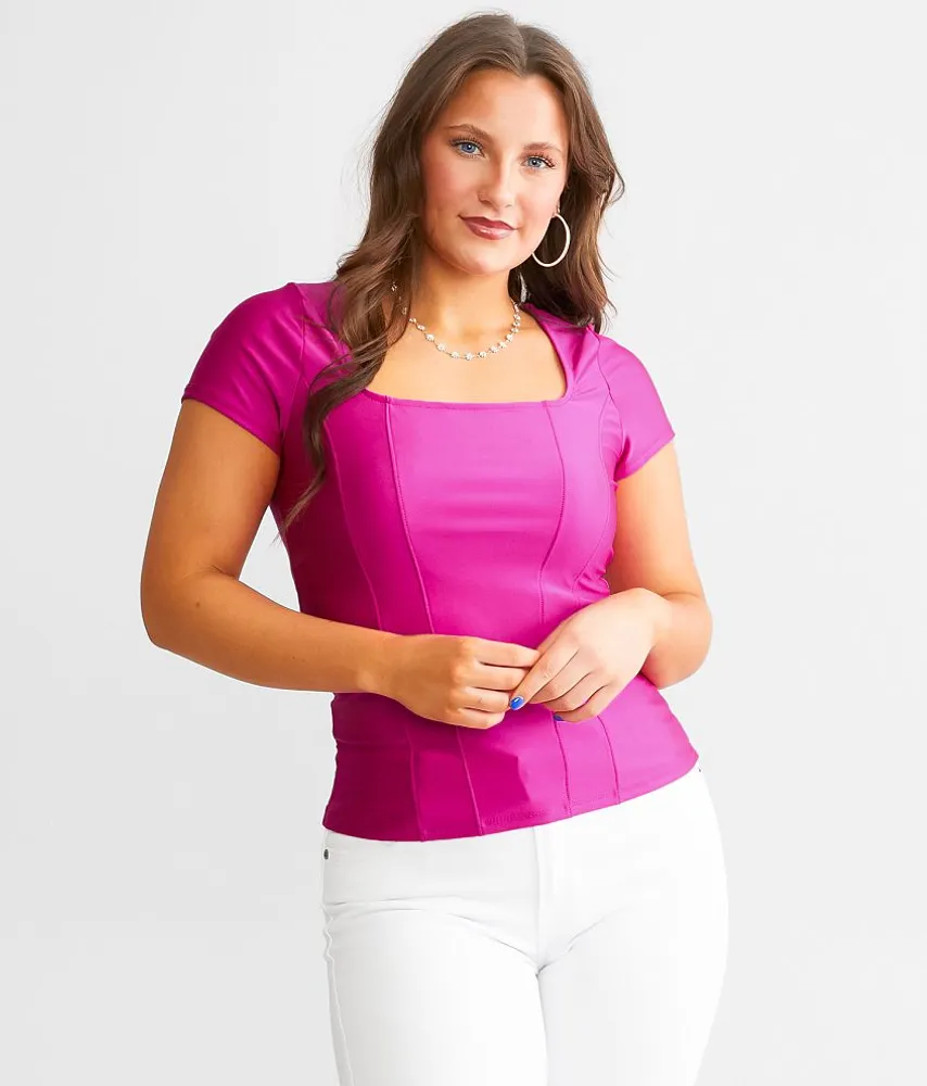 Square Neck Corset Top