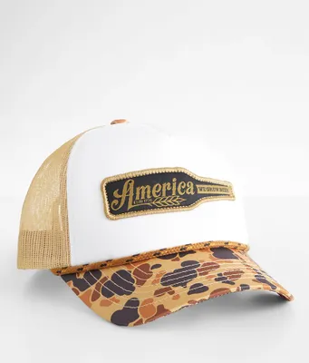 Rural Cloth America We Grow Beer Trucker Hat