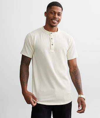 Rustic Dime Ribbed Henley