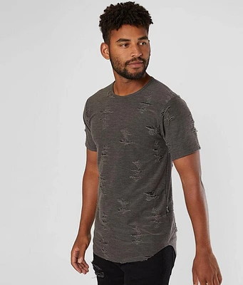 Rustic Dime Washed Long Body T-Shirt