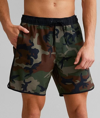 RVCA Eastern Camo Stretch Swim Trunks