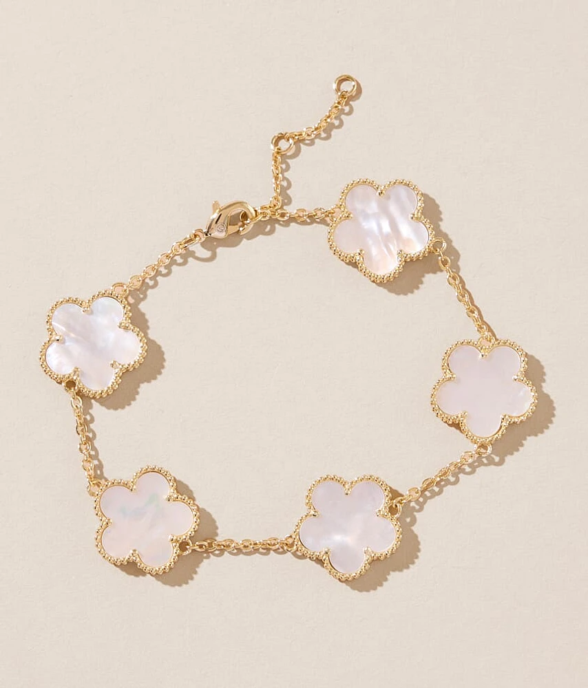 Sahira Jewelry Design Adeline Clover Bracelet