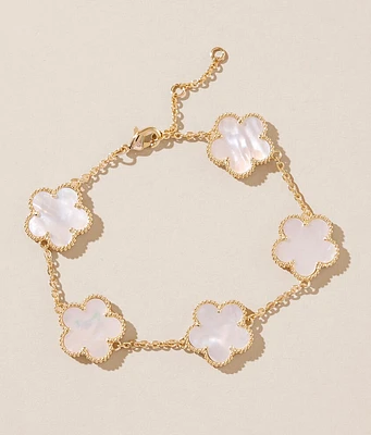 Sahira Jewelry Design Adeline Clover Bracelet