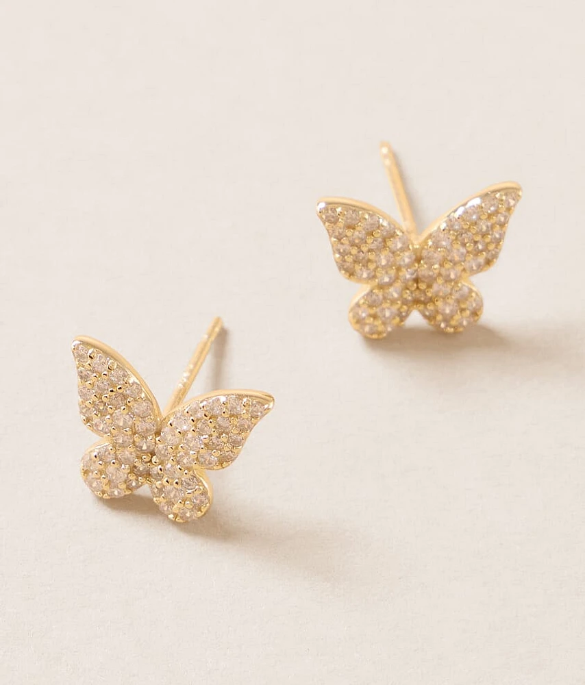 Sahira Jewelry Design Elsie Pave Butterfly Earring