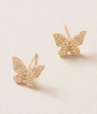 Sahira Jewelry Design Elsie Pave Butterfly Earring