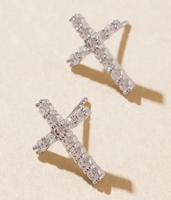 Sahira Jewelry Design Cross Glitz Earring