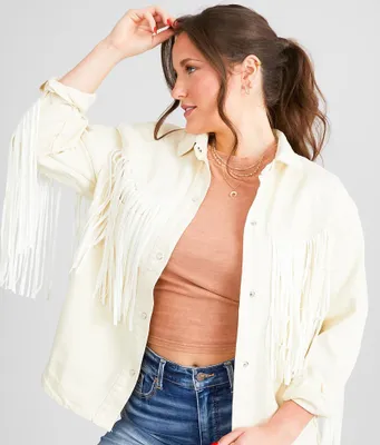 Fringe Denim Jacket