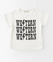 Girls - Saints & Hearts Western Repeat T-Shirt