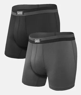SAXX Sport Mesh 2 Pack Stretch Boxer Briefs
