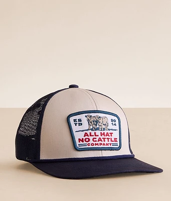 Sendero Provisions Co. All Hat No Cattle Trucker Hat