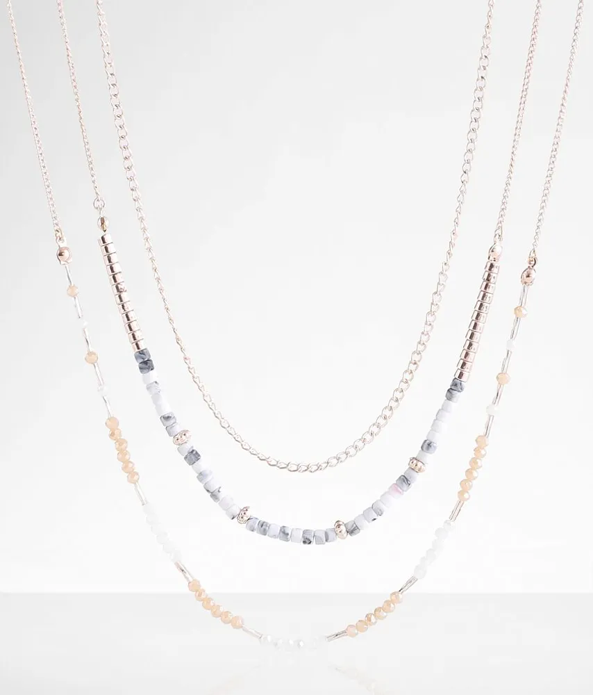boutique by BKE 3 Pack Beaded Necklace Set