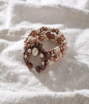 Sterling & Stitch Squash Blossom Bracelet