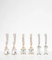 boutique by BKE 3 Pack Glitz Earring Set