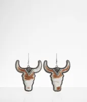 boutique by BKE Western Steer Drop Earring