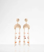 boutique by BKE Stone Fringe Earring