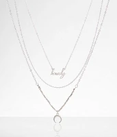 boutique by BKE 3 Pack Howdy Necklace Set