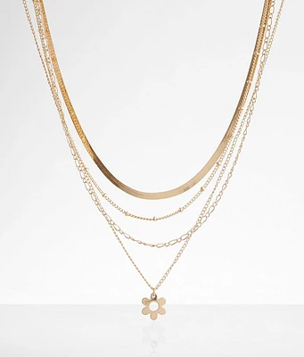 boutique by BKE 2 Pack Layered Necklace Set