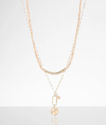 BKE 2 Pack Beaded Necklace Set