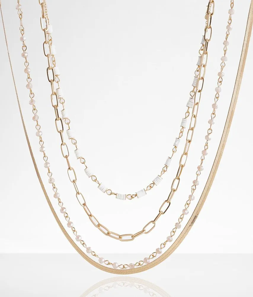 4 Pack Mixed Necklace Set