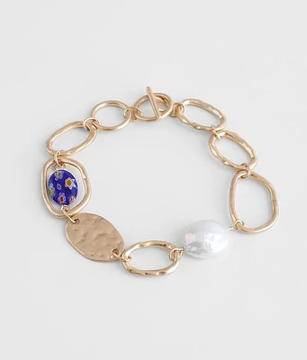boutique by BKE Stone Chain Bracelet