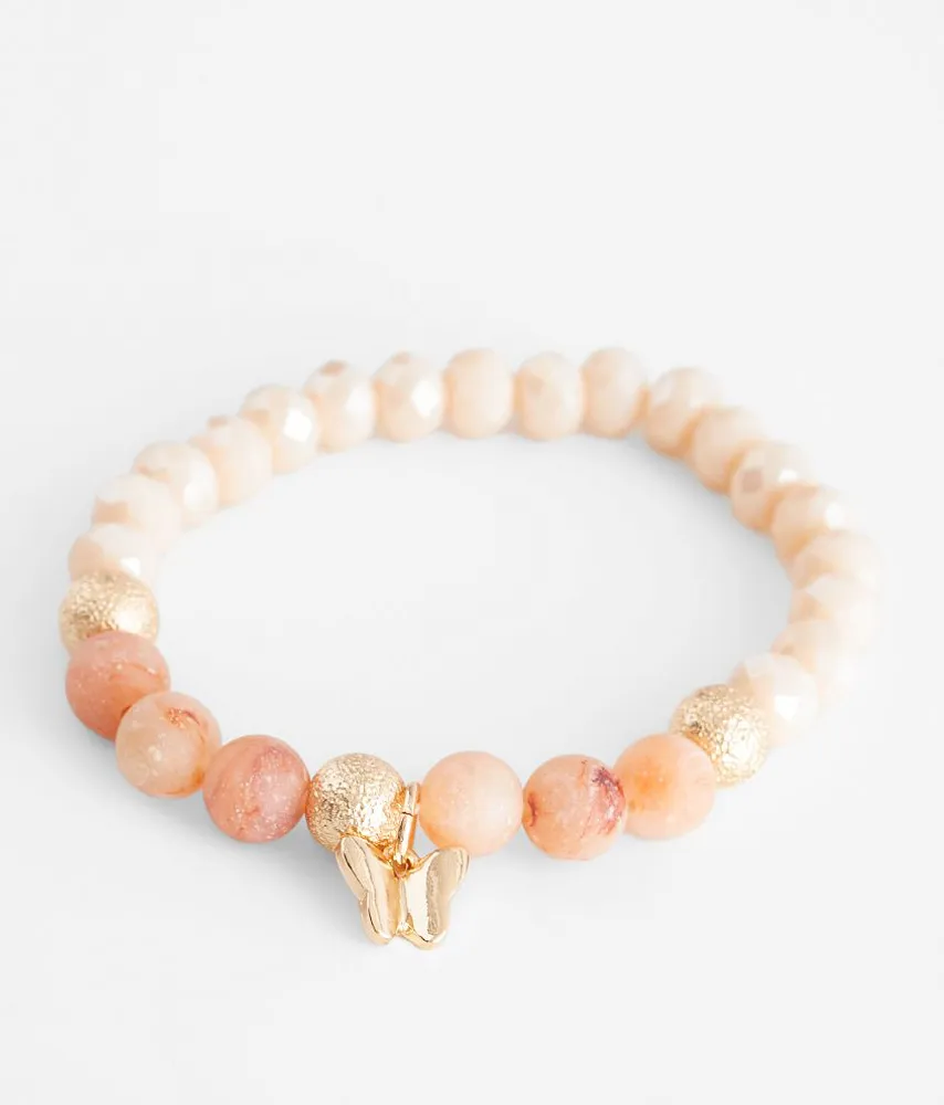 BKE Butterfly Pendant Bracelet