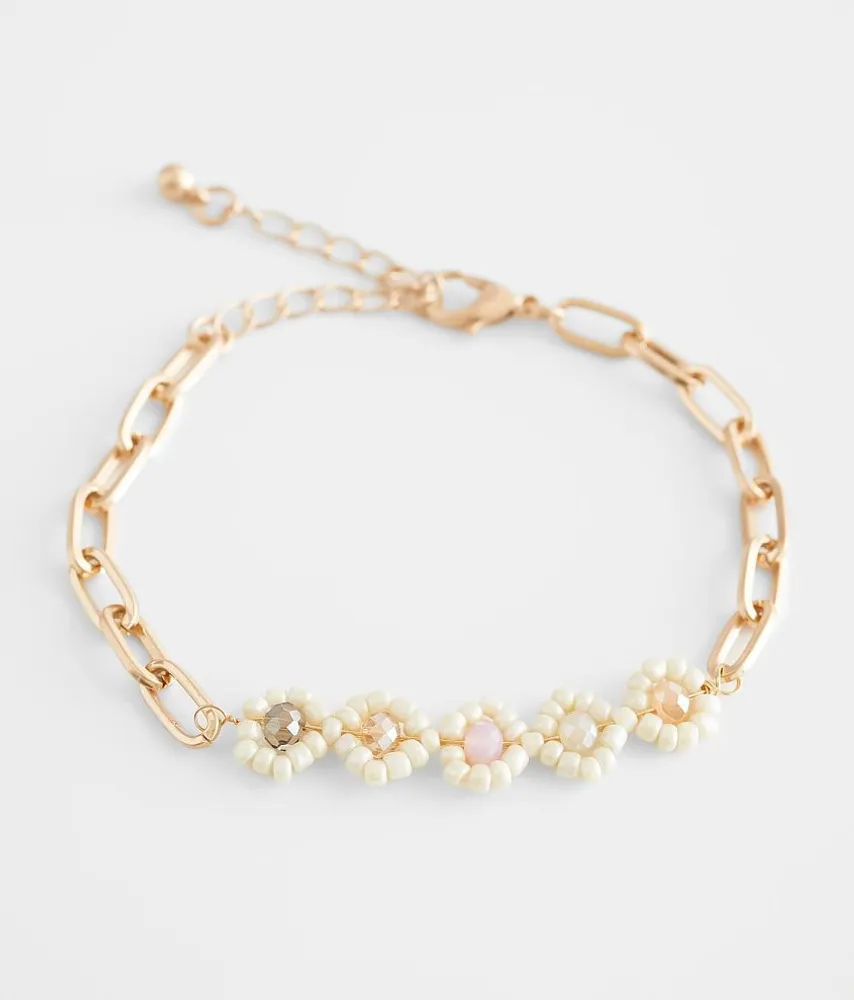 Flower Bead Bracelet