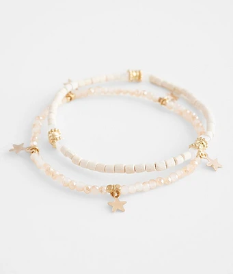 BKE 2 Pack Star Bracelet Set