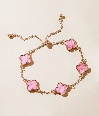 BKE Clover Slider Bracelet