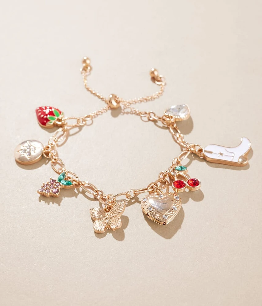 boutique by BKE Sweet Charm Bracelet