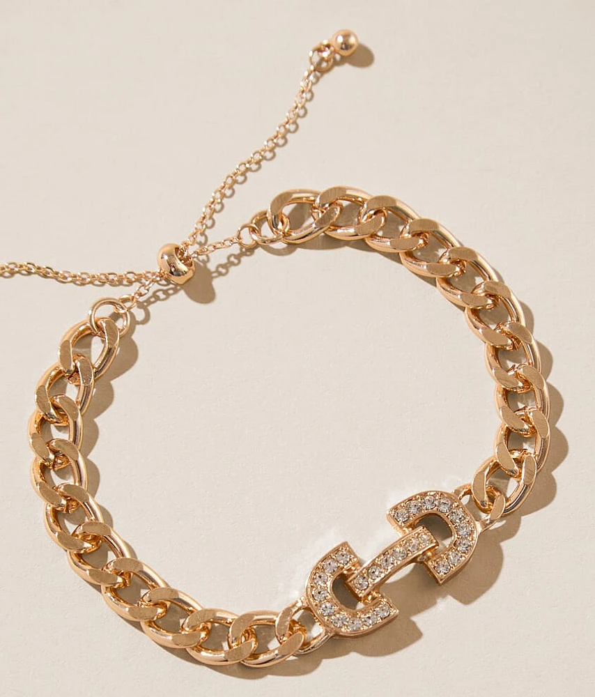boutique by BKE Glitz Chain Bracelet